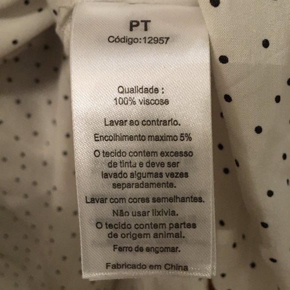 Itty Bitty Polka Dot Button Down Dress Shirt In Medium - Picture 8 of 10